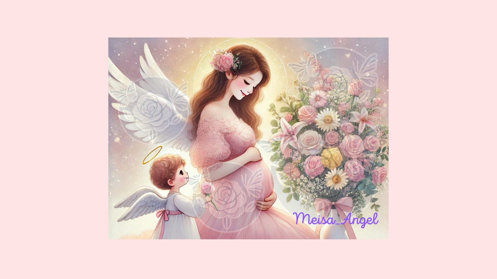 オリジナル ハンドメイド 絵 天使の愛 オリジナル ハンドメイド 絵 天使の愛 オリジナル ハンドメイド